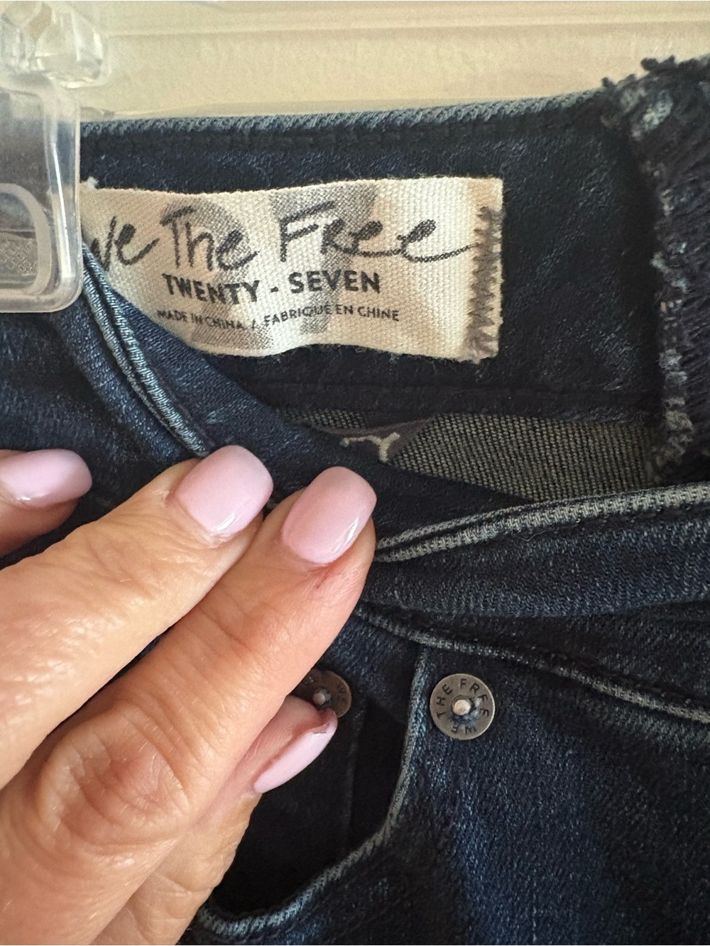 Free People We the free CRVY Super High-Rise Lace-up Flare Jeans - Picture 5 of 6
